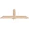 Ekena Millwork Eugene Smooth Timber Gable Bracket, Douglas Fir, 36"W x 16"H x 1 1/2"D x 3 1/2"F, 11/12 Pitch GBW036X16X0204EUG00SDF - alternate 4